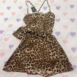 (NWT) Cecil McBee | Leopard Mini Dress